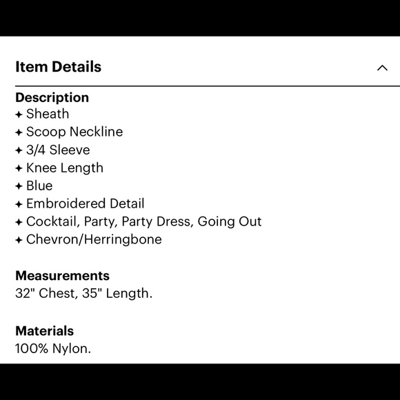 New Guess blue Dress SOLD - Picture 3 of 3